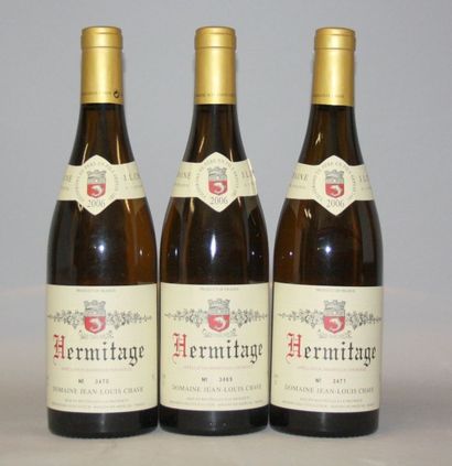 null 3 Bouteilles HERMITAGE BLANC 2006 - J. L. CHAVE