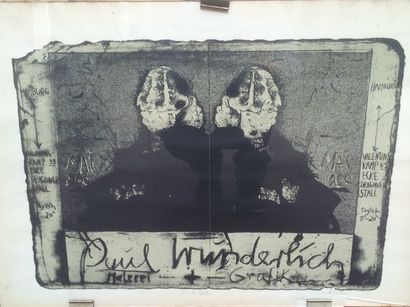null Paul WUNDERLICH (1927-2010) 

Deux estampes signées et dedicacées dont une numerotée...