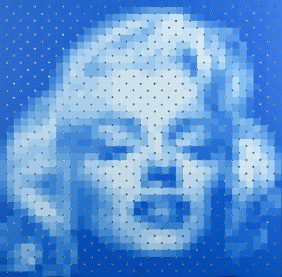 null Jean-Pierre VASARELY dit YVARAL (1934-2002)
Marylin - Diam's 1, 1990
Acrylique...