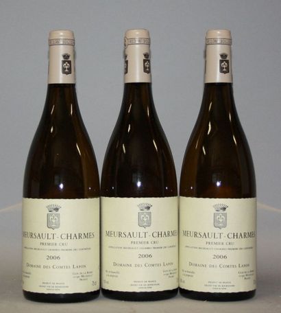 null 3 Bouteilles MEURSAULT 1er cru "Charmes" - COMTES LAFON 2006 