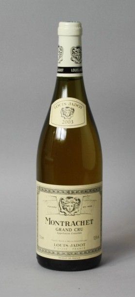 null 1 Bouteille MONTRACHET Grand cru - L. JADOT 2003