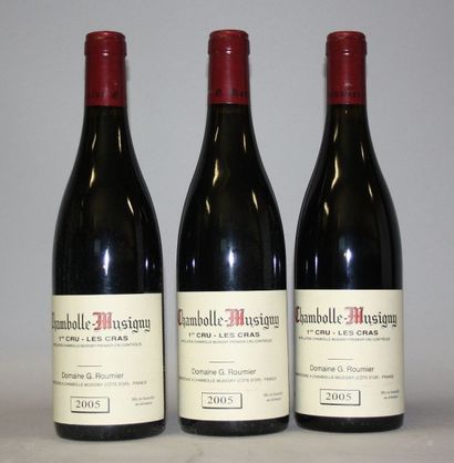 3 Bouteilles CHAMBOLLE MUSIGNY 1er cru 