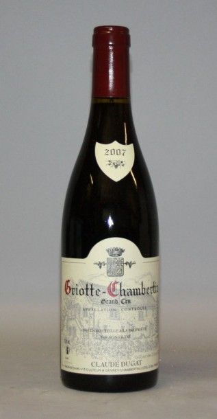 1 Bouteille GRIOTTE CHAMBERTIN Grand cru...
