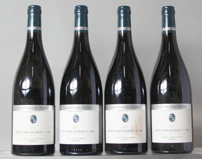 null 4 Bouteilles NUITS St. GEORGES 1er cru "Clos St. Marc" - Domaine RION 2011 1...