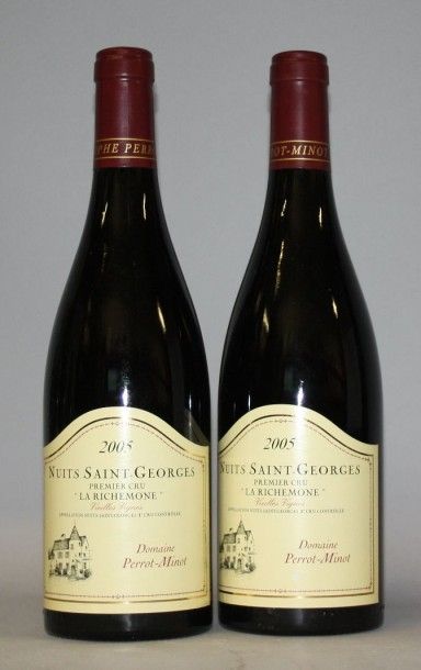 2 Bouteilles NUITS St. GEORGES 