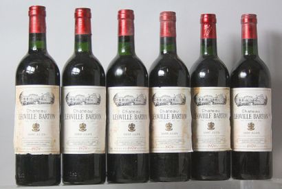 null 6 Bouteilles CHÂTEAU LEOVILLE BARTON 2émé GCC - St. Julien 1979 Etiquettes légèrement...