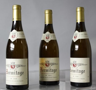 null 3 Bouteilles HERMITAGE BLANC - J. L. CHAVE 2004