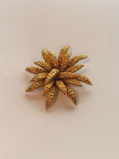 null CHANEL Made in France Collection 2-9

Broche "épi de blé" en métal doré ciselé....