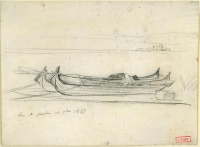 null Louis CABAT (1812-1893)

Lac de Garde, 1837

Crayon noir, titré et daté en bas...