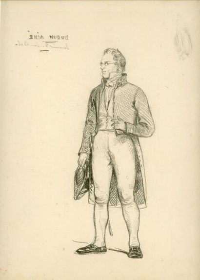 null Achille DEVERIA (1800-1859)

Portrait de Dupin aîné

Crayon noir, cachet au...