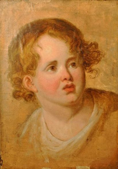 null Ecole française vers 1780
Portrait de jeune garçon
Papier marouflé sur toile
31,5...