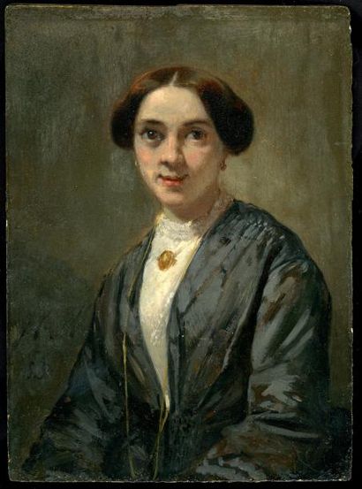 null Jean-François MILLET (1814-1875)

Portrait de femme

Huile sur panneau en acajou,...