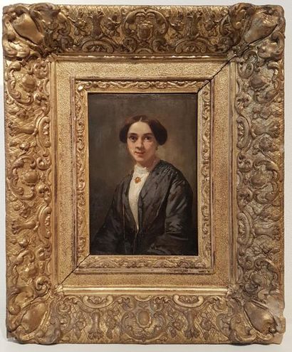 null Jean-François MILLET (1814-1875)

Portrait de femme

Huile sur panneau en acajou,...