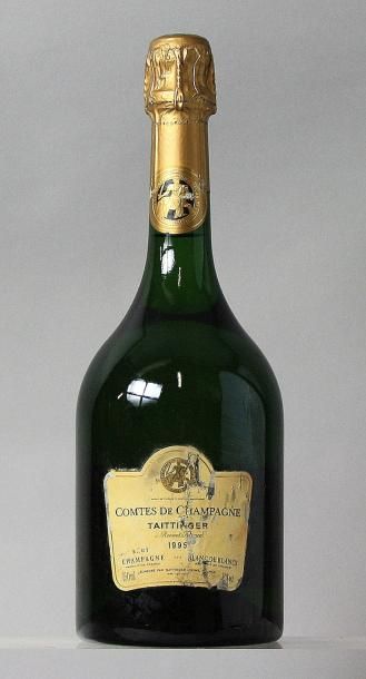 null 1 bouteille CHAMPAGNE TAITTINGER "COMTES DE CHAMPAGNE" 1995 

Etiquette très...