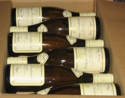 PULIGNY MONTRACHET COMBETTES - SAUZET 2001 12 bouteilles PULIGNY MONTRACHET COMBETTES...