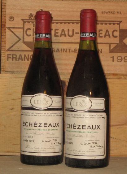 ECHEZEAUX 1976 2 bouteilles ECHEZEAUX 1976