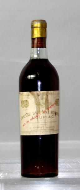 null 1 bouteille CHÂTEAU DAUPHINE RONDILLON - Loupiac 1958

Etiquette tachée, fanée....