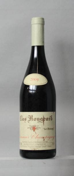 null 1 bouteille SAUMUR CHAMPIGNY - CLOS ROUGEARD "Le Bourg" - FOUCAULT 2004

Etiquette...