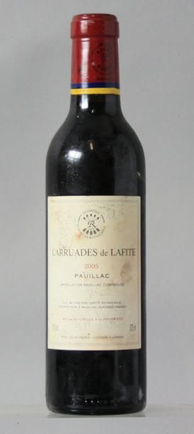 null 1 Demi bouteille CARRUADES de LAFITE 2nd vin du CHÂTEAU LAFITE 1er GCC -Pau...