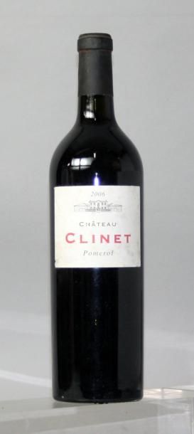 null 1 bouteille CHÂTEAU CLINET - Pomerol 2006

Etiquette légèrement tachée. Label...