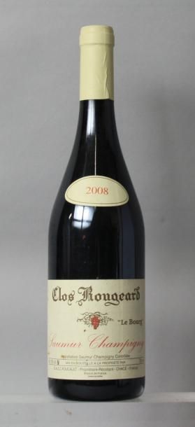 null 1 bouteille SAUMUR CHAMPIGNY - CLOS ROUGEARD "Le Bourg" - FOUCAULT 2008