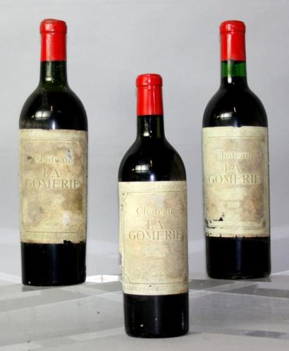 3 bouteilles CHÂTEAU La Gomerie - St Emilion...