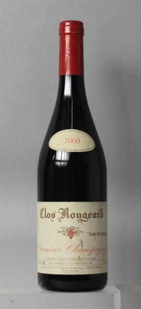 1 bouteille SAUMUR CHAMPIGNY - CLOS ROUGEARD...