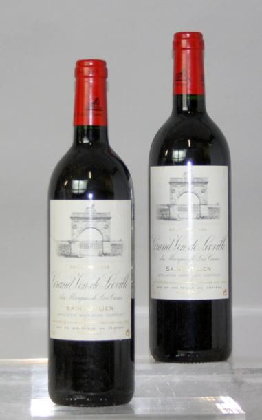 2 bouteilles CHÂTEAU LEOVILLE LAS CASES 2é...