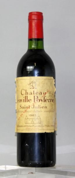 1 bouteille CHÂTEAU LEOVILLE POYFERRE 3éme...
