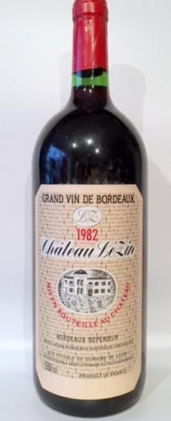 null 1 magnum CHÂTEAU LEZIN - Bordeaux 1982