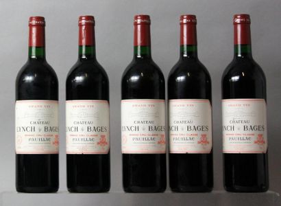 5 bouteilles CHÂTEAU LYNCH BAGES 5é GCC -...