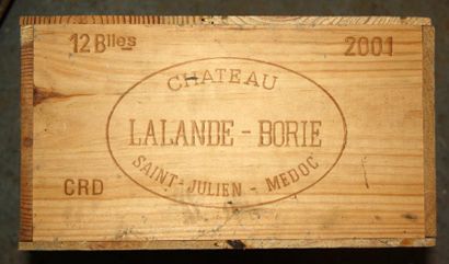 12 bouteilles CHÂTEAU LALANDE BORIE - St....