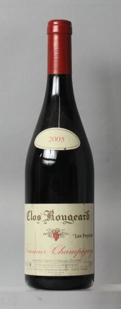 null 1 bouteille SAUMUR CHAMPIGNY - CLOS ROUGEARD "Les Poyeux" - FOUCAULT 2005

Etiquette...