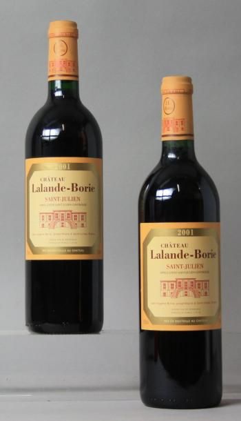 2 bouteilles CHÂTEAU LALANDE BORIE -St. Julien...