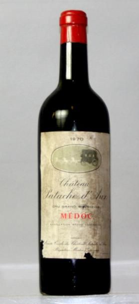 null 1 bouteille CHÂTEAU PATACHE D'AUX - Médoc 1970

Etiquette tachée, niveau bas...