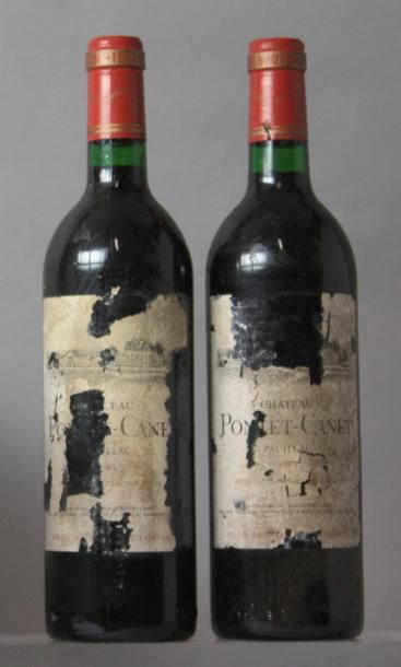 null 2 bouteilles CHÂTEAU PONTET CANET 5é GCC -Pauillac 1983

Etiquettes abimées....