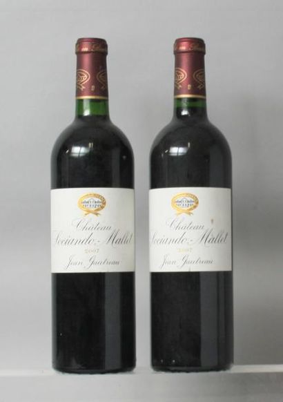 2 bouteillesCHÂTEAU SOCIANDO MALLET - Médoc...