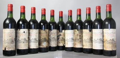 11 bouteilles CHÂTEAU DE TAILHAS - Pomerol...