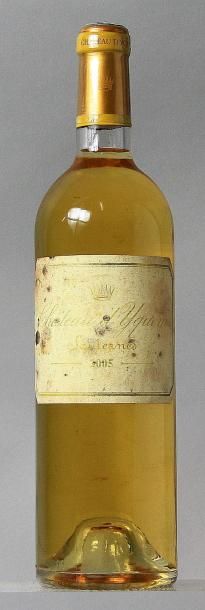 null 1 bouteille CHÂTEAU D'YQUEM 1er grand cru supérieur - Sauternes 2005 Etiquette...