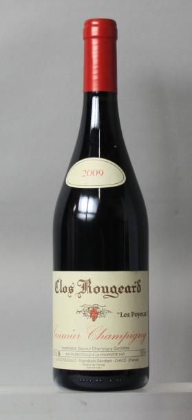  1 bouteille SAUMUR CHAMPIGNY - CLOS ROUGEARD "Les Poyeux" - FOUCAULT 2009