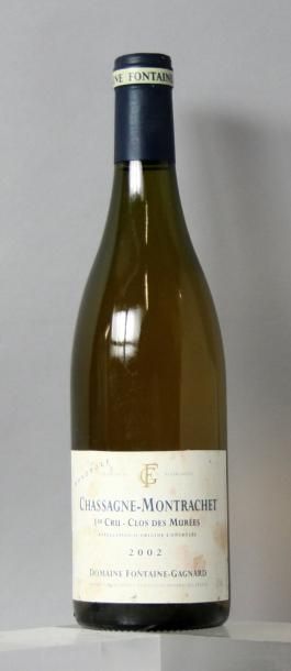 null 1 bouteille CHASSAGNE MONTRACHET 1er cru " Clos des Murées" - FONTAINE GAGNARD...