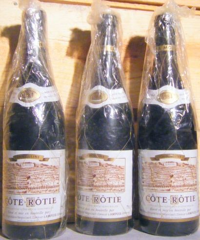 null 3 bouteilles - COTE ROTIE LA MOULINE, GUIGAL 1984