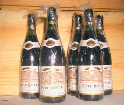 null 6 bouteilles - COTE ROTIE LA MOULINE, GUIGAL 1986