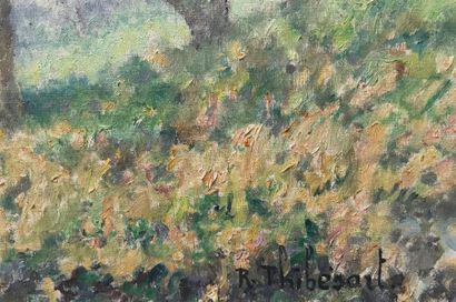 null Raymond THIBESART (1874-1968) 

Vallée de la Seine 

Huile sur toile signée...