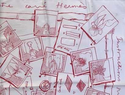 null HERMES Paris " Instructions sur l'art de nouer et porter votre carré Hermès...