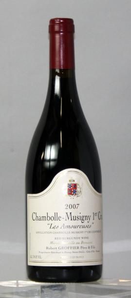 null 1 bouteille CHAMBOLLE MUSIGNY 1er cru "Les Amoureuses - GROFFIER 2007

Capsule...
