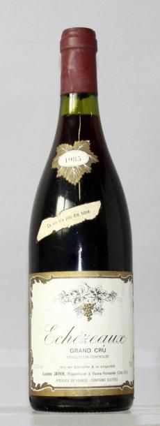 null 1 bouteille ECHEZAUX Grand cru - Lucien Jayer 1985

Etiquette légèrement tachée....