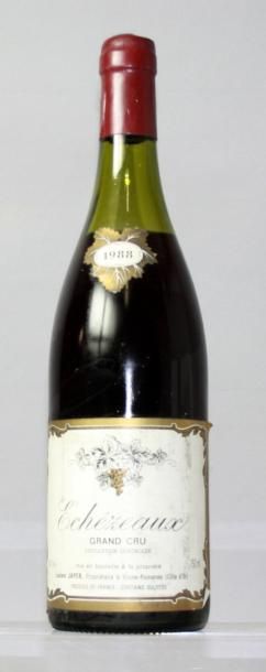 null 1 bouteille ECHEZAUX Grand cru - Lucien Jayer 1988

Etiquette légèrement tachée,...