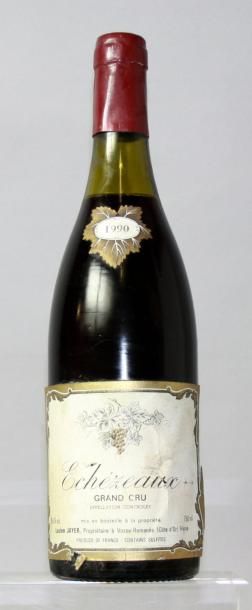 null 1 bouteille ECHEZAUX Grand cru - Lucien Jayer 1990

Etiquette légèrement tachée....