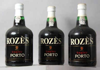 null 3 bouteilles PORTO ROZES Tawny